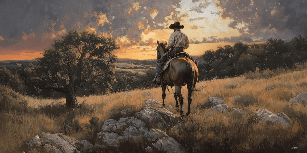 Western Canvas Art - Texas Cowboy Creations