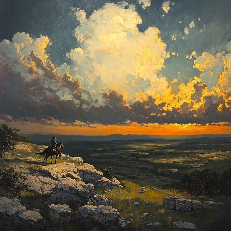 Western Fine Art Prints - Texas Cowboy Creations