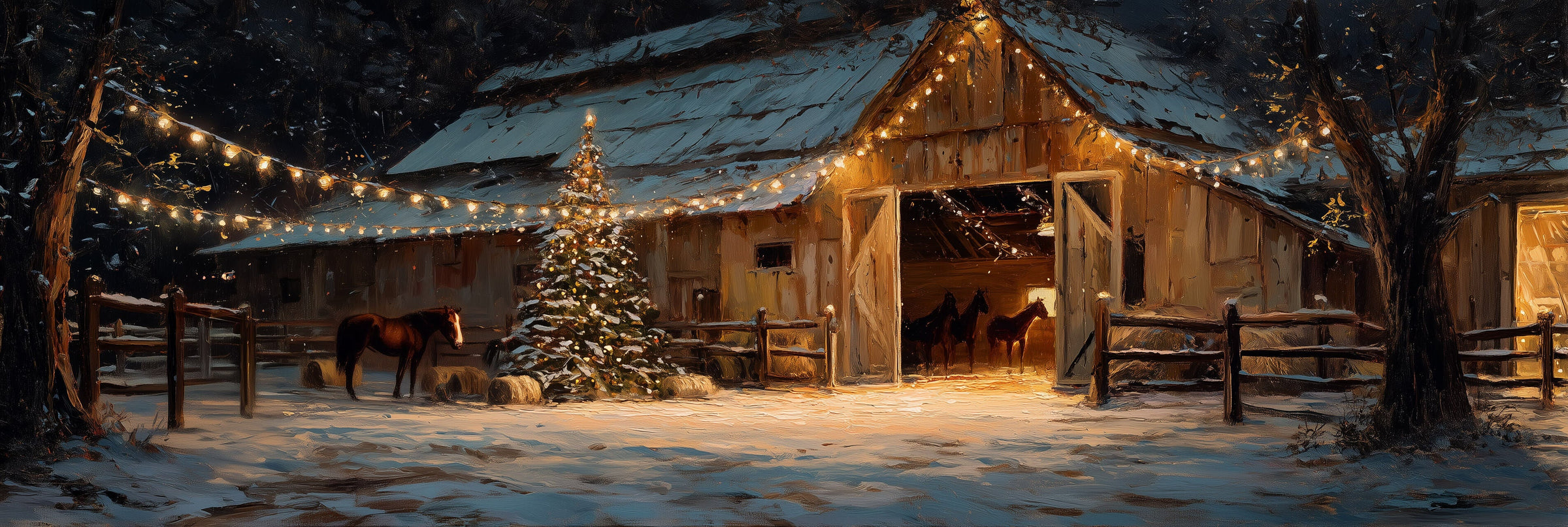 A Cowboy Christmas | Western Art & Canvas.