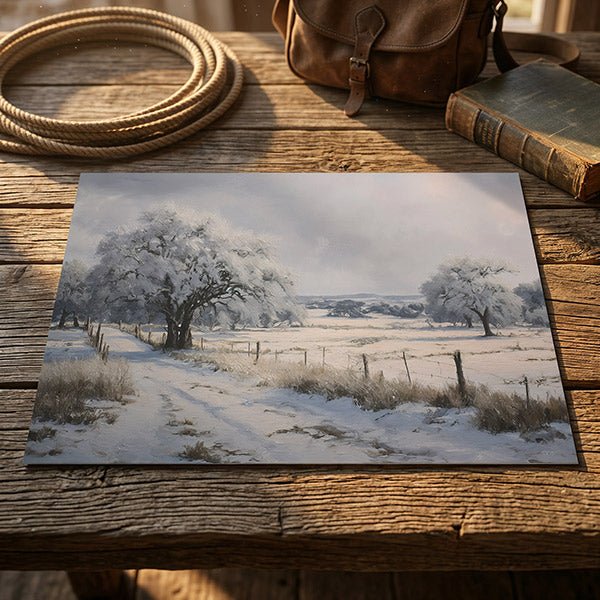 Winter Grace | Fine Art Print - Poster - Texas Cowboy Creations