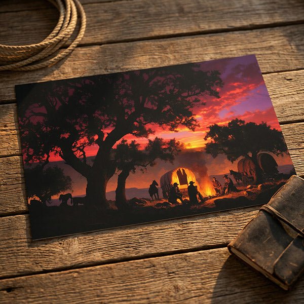 Sunset Sermon | Fine Art Print - Poster - Texas Cowboy Creations