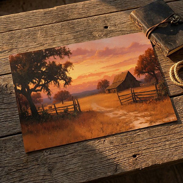 Where Time Rests | Fine Art Print - Poster - Texas Cowboy Creations
