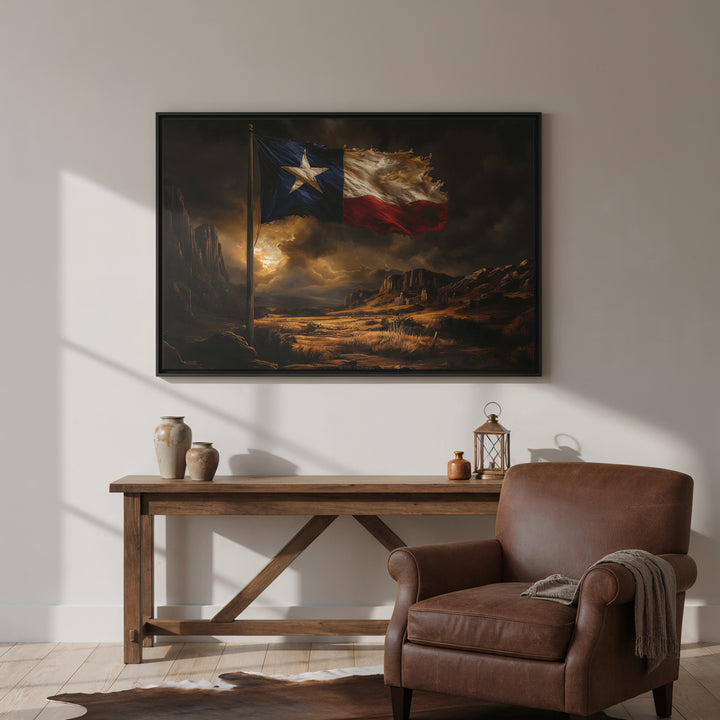 Lone Star Resilience - Canvas - Texas Cowboy Creations
