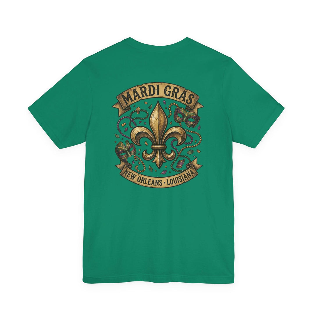Mardi Gras Fleur - de - Lis Tee | New Orleans, Louisiana - T-Shirt - Texas Cowboy Creations