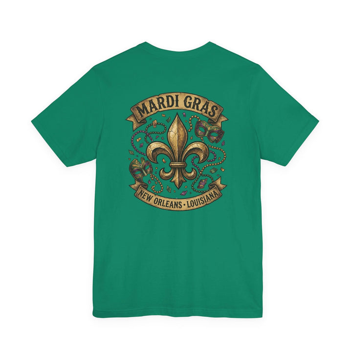 Mardi Gras Fleur - de - Lis Tee | New Orleans, Louisiana - T-Shirt - Texas Cowboy Creations