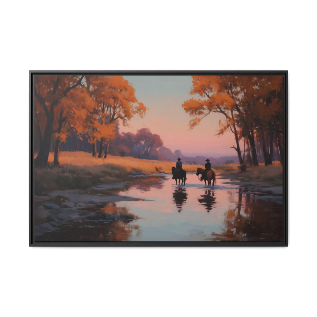 Evening Ride Home - Canvas - Texas Cowboy Creations