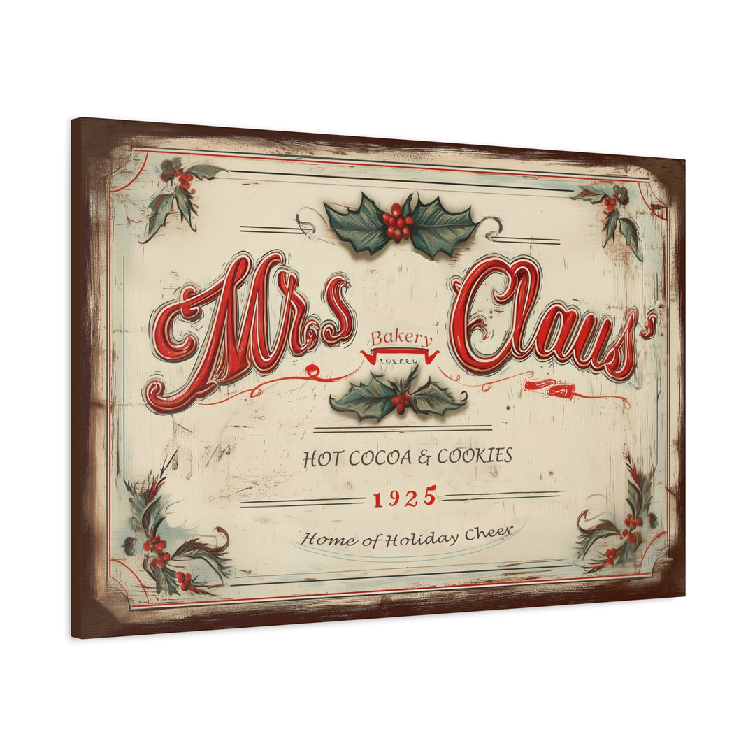 Mrs. Claus’ Bakery Canvas