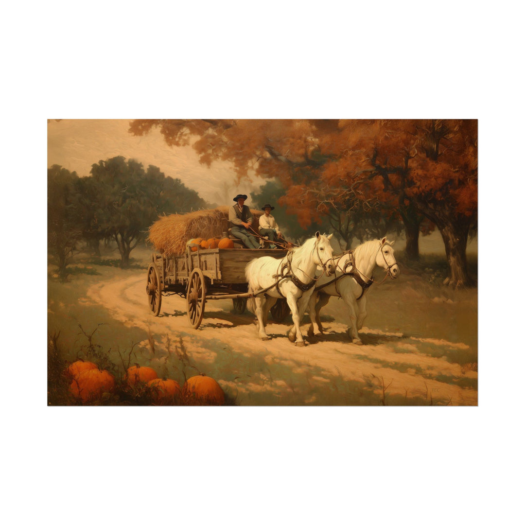Fathers & Sons, Autumn Ride | Fine Art Print
