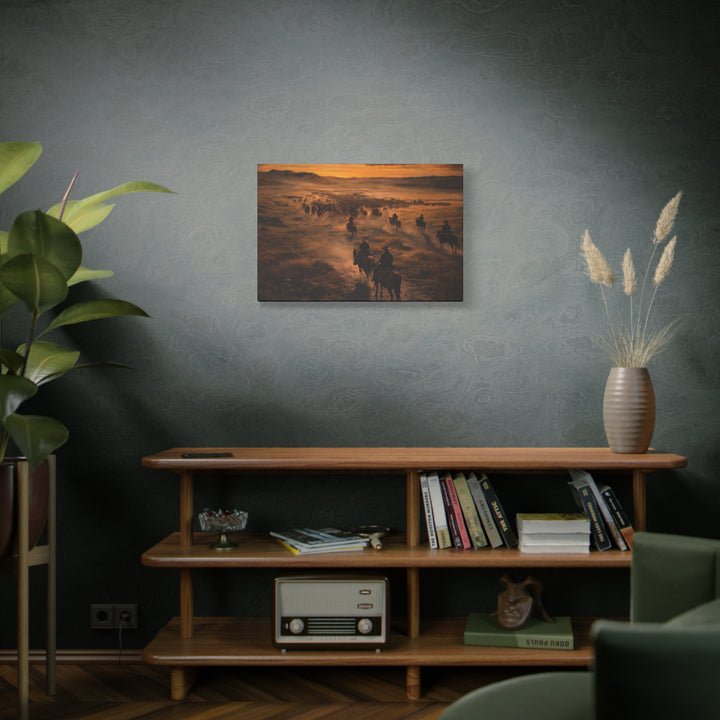 Endless Trails - Horizontal Canvas - Texas Cowboy Creations