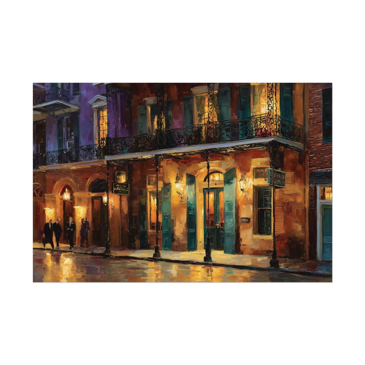 Lantern Light, French Quarter | Fine Art Print - Poster - Texas Cowboy Creations