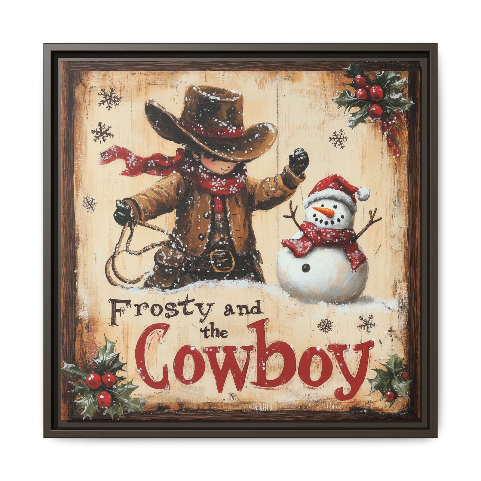 Frosty and the Cowboy - Texas Cowboy Creations