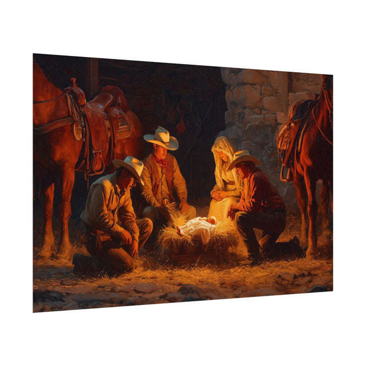 Cowboy Nativity | Fine Art Print