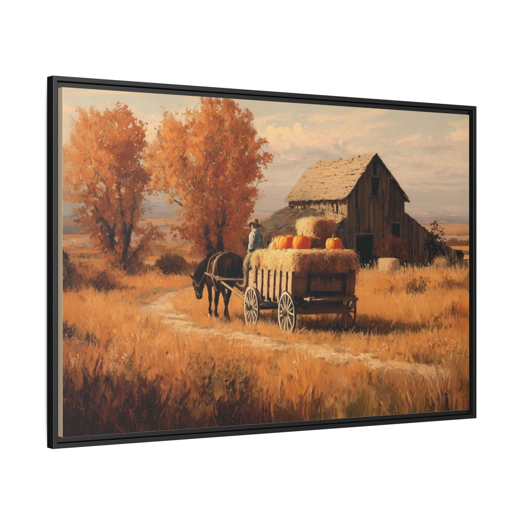 Autumn with Grampa - Canvas - Texas Cowboy Creations