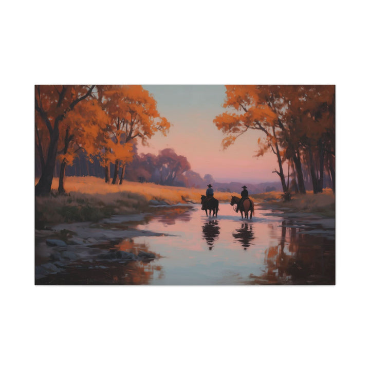 Evening Ride Home - Canvas - Texas Cowboy Creations
