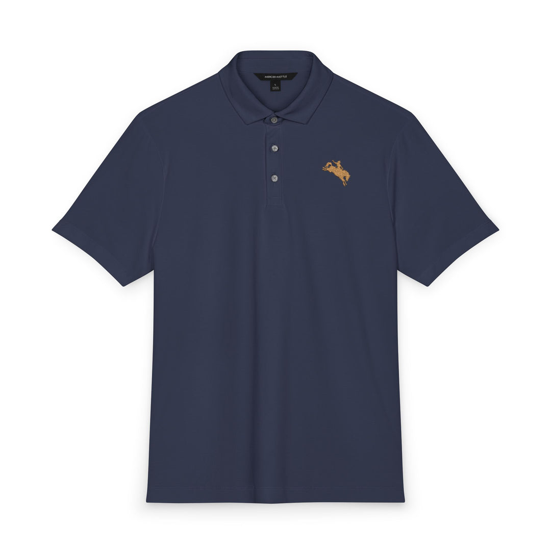 Ride It Out Polo | Gold | 8-Second Apparel