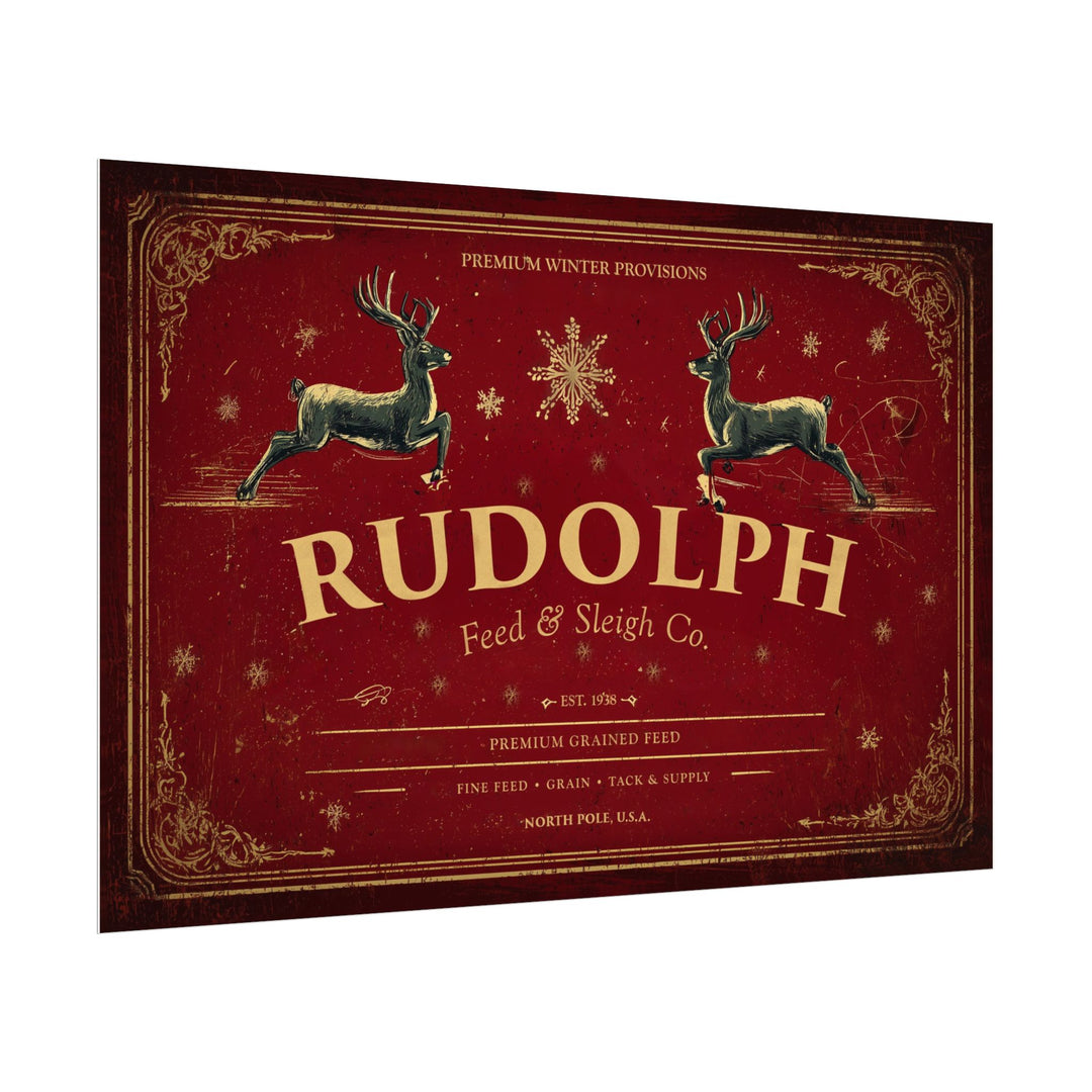 Rudolph Feed & Sleigh Co. | Fine Art Print