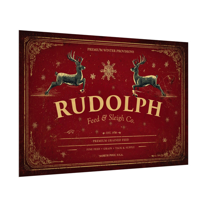 Rudolph Feed & Sleigh Co. | Fine Art Print