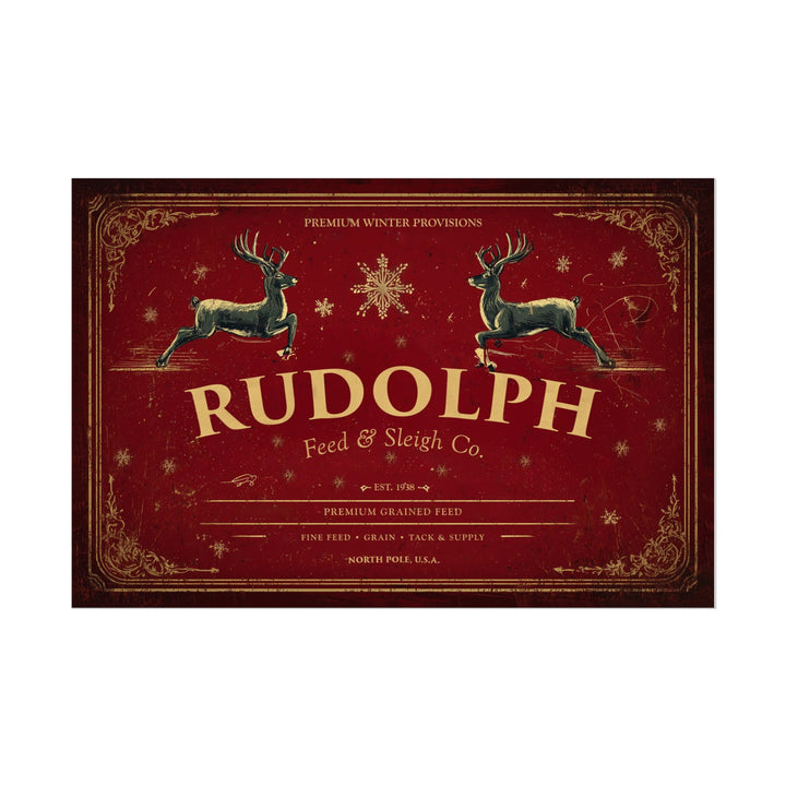 Rudolph Feed & Sleigh Co. | Fine Art Print