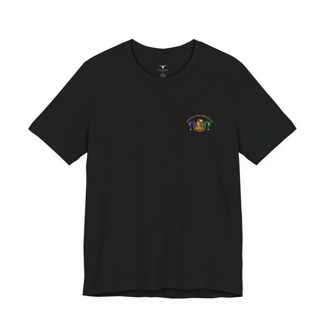 Mardi Gras Jester — New Orleans Carnival Tee - T-Shirt - Texas Cowboy Creations