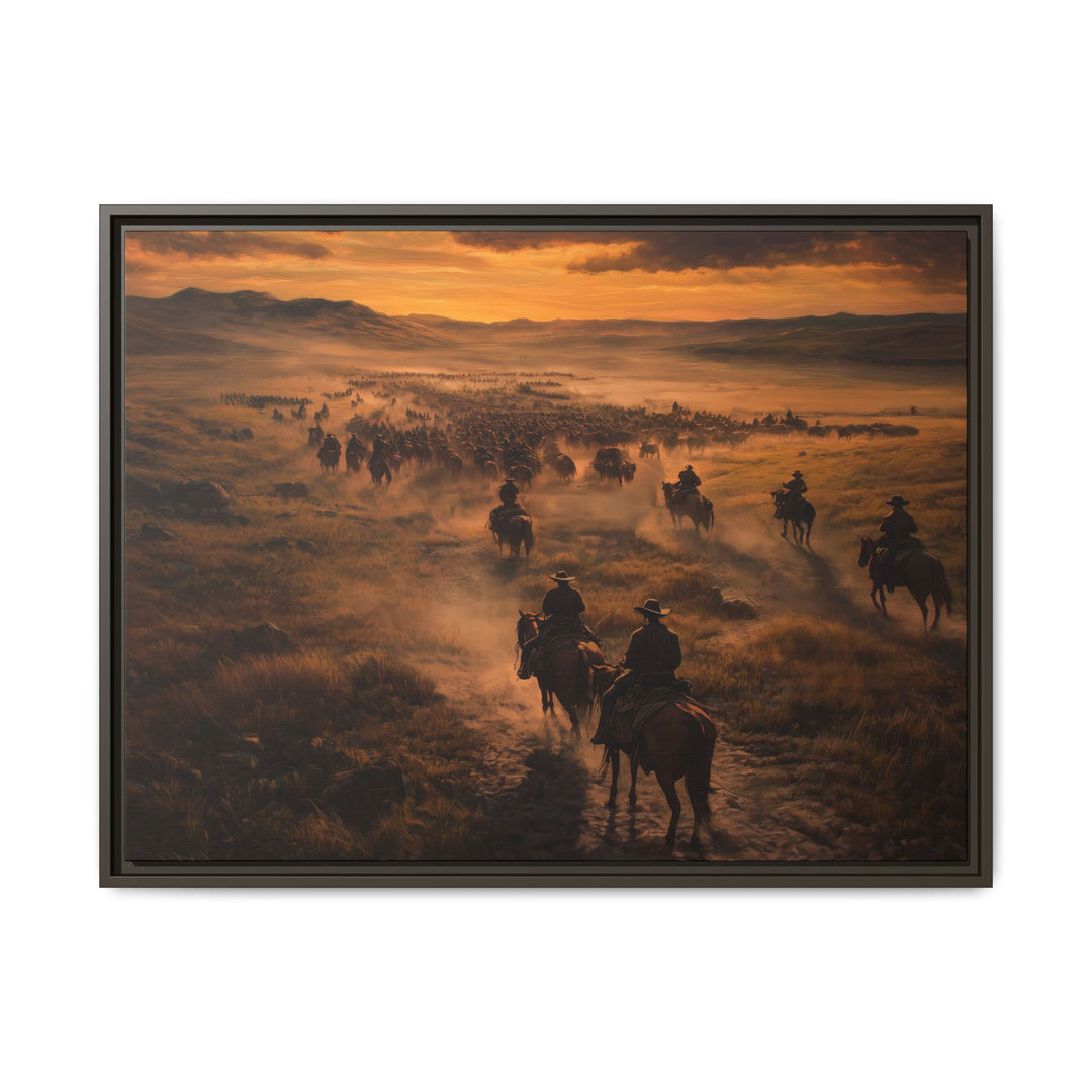 Endless Trails - Horizontal Framed - Texas Cowboy Creations