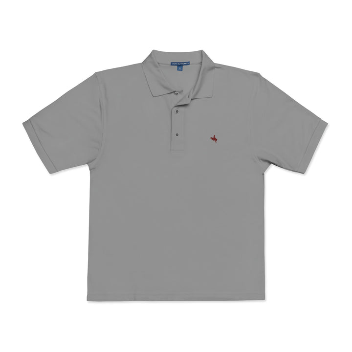 8-Second Polo - Cool Grey - Bronc | Ranch & Rodeo Apparel Collection - Texas Cowboy Creations