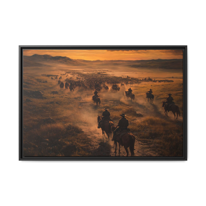 Endless Trails - Horizontal Framed - Texas Cowboy Creations