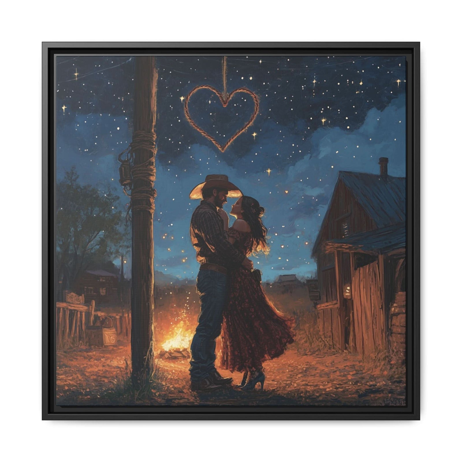 Under the Lone Star Sky - Canvas - Texas Cowboy Creations