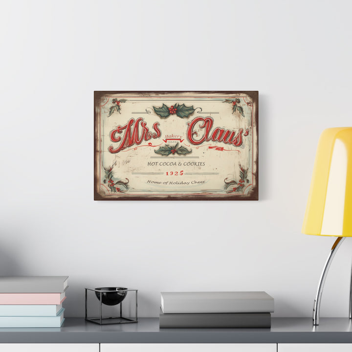 Mrs. Claus’ Bakery Canvas