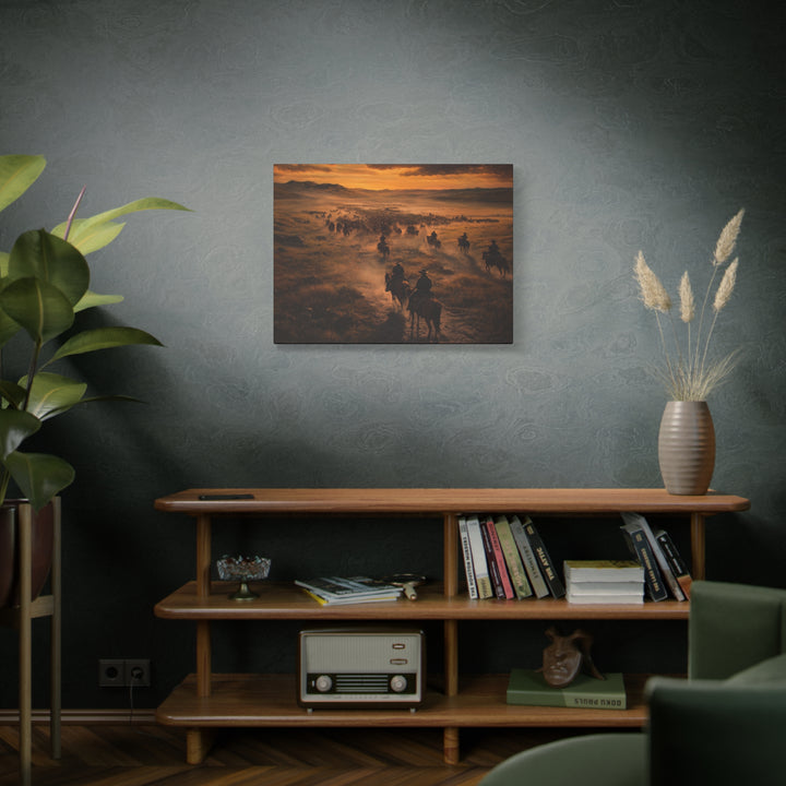 Endless Trails - Horizontal Canvas - Texas Cowboy Creations