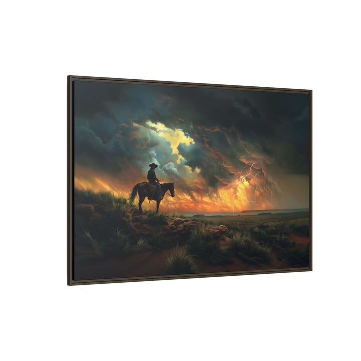 Cowboy’s Sunset Storm