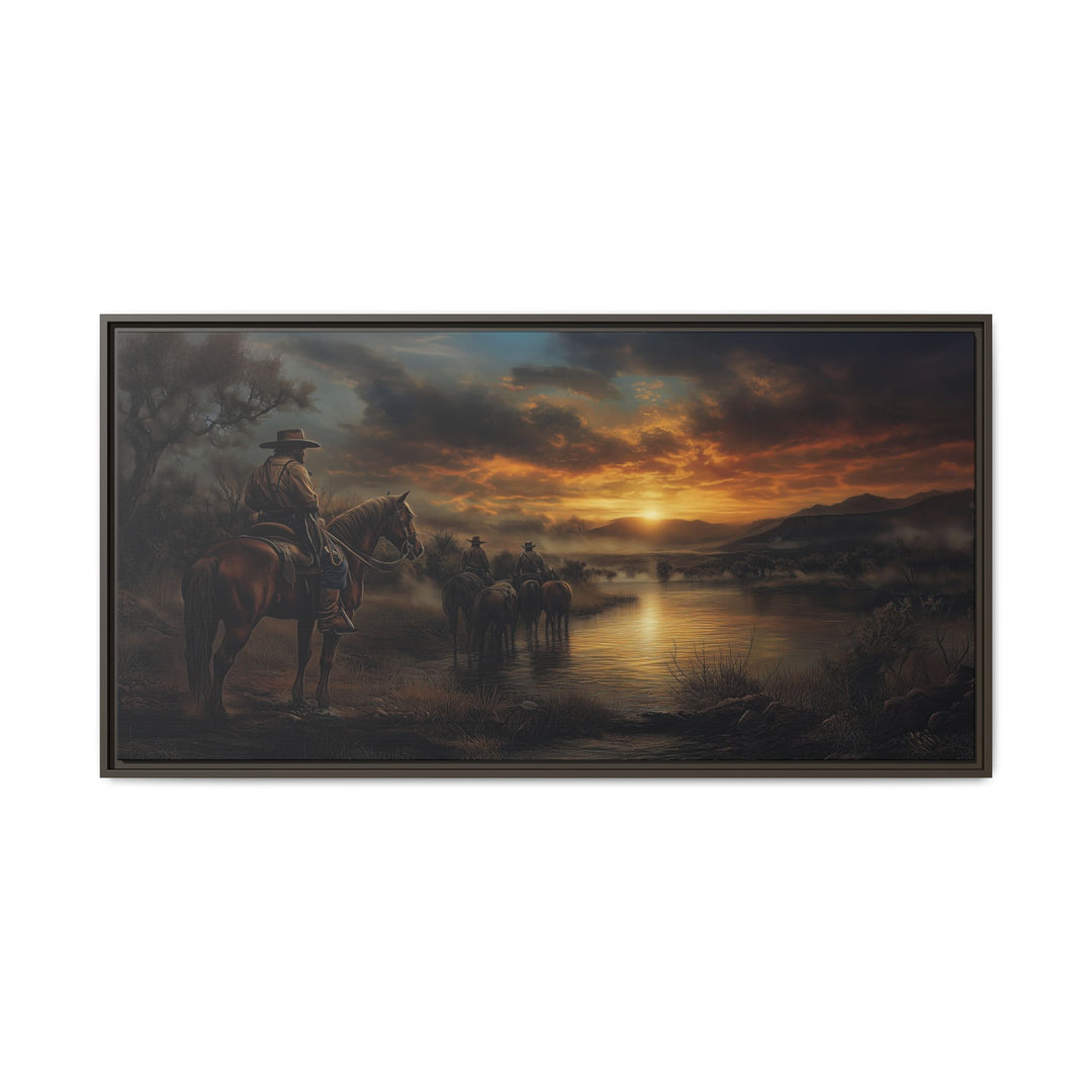 Stewards of the Lone Star Legacy - Framed Horizontal - Texas Cowboy Creations