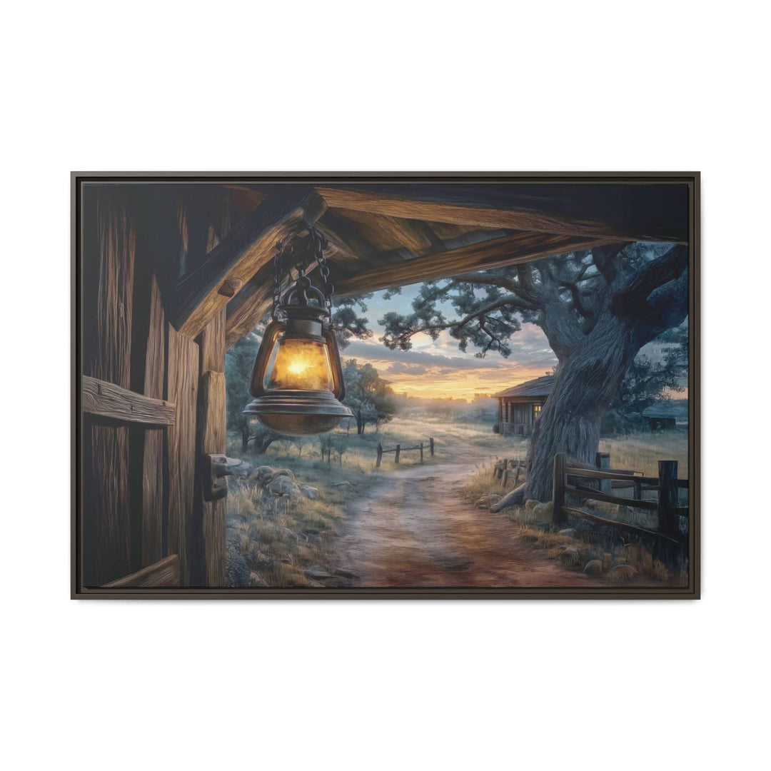 Texas Hill Country Sunset - Canvas - Texas Cowboy Creations