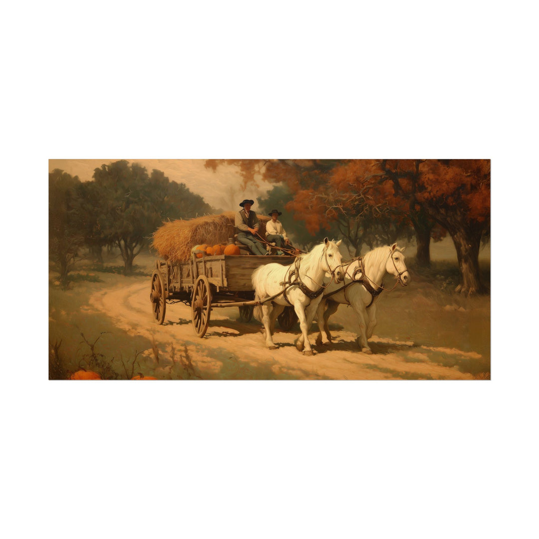 Fathers & Sons, Autumn Ride | Fine Art Print