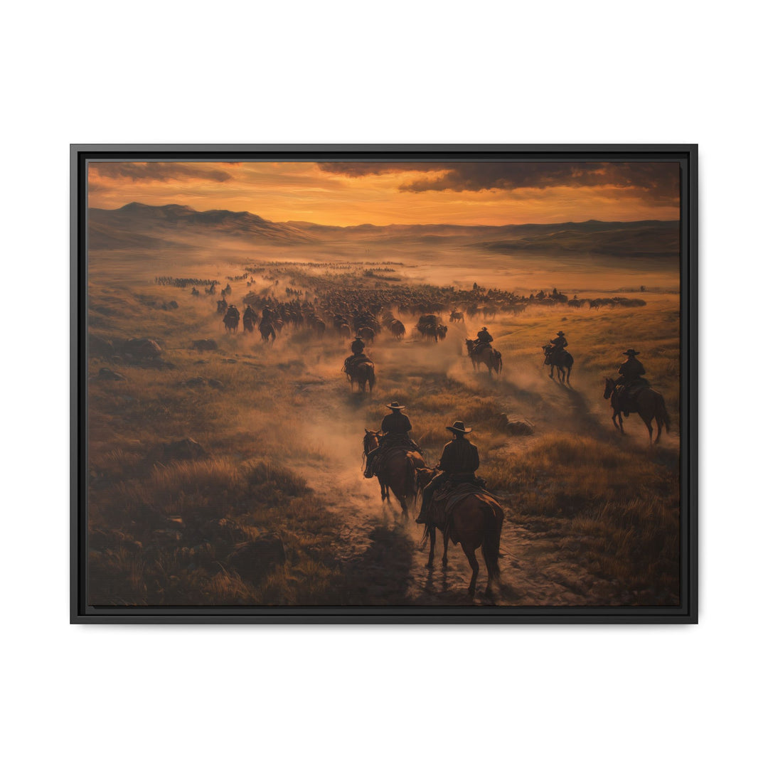 Endless Trails - Horizontal Framed - Texas Cowboy Creations