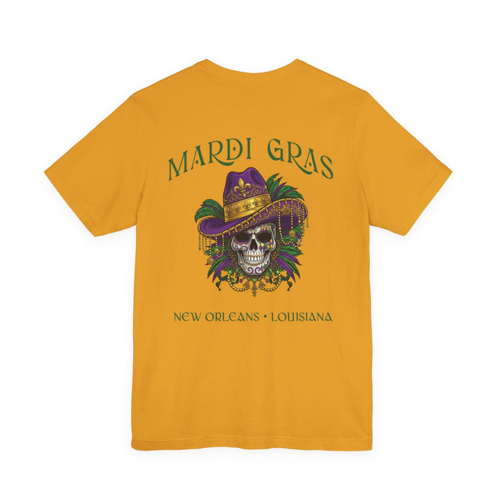 Mardi Gras Skull Tee | New Orleans, Louisiana - T-Shirt - Texas Cowboy Creations