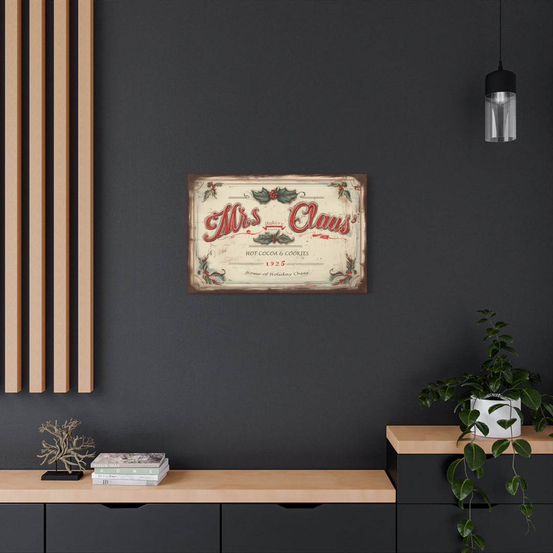 Mrs. Claus’ Bakery Canvas