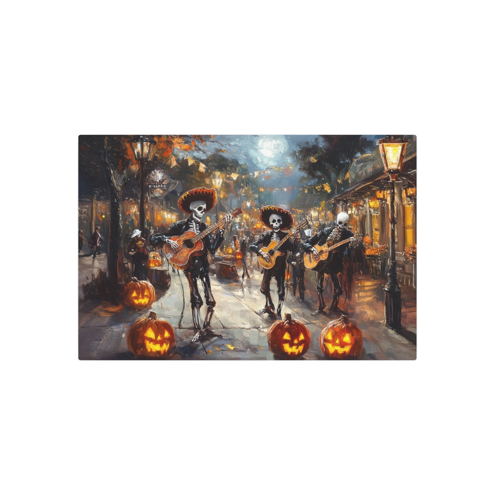 Skeleton Serenade – Día de los Muertos - Texas Cowboy Creations