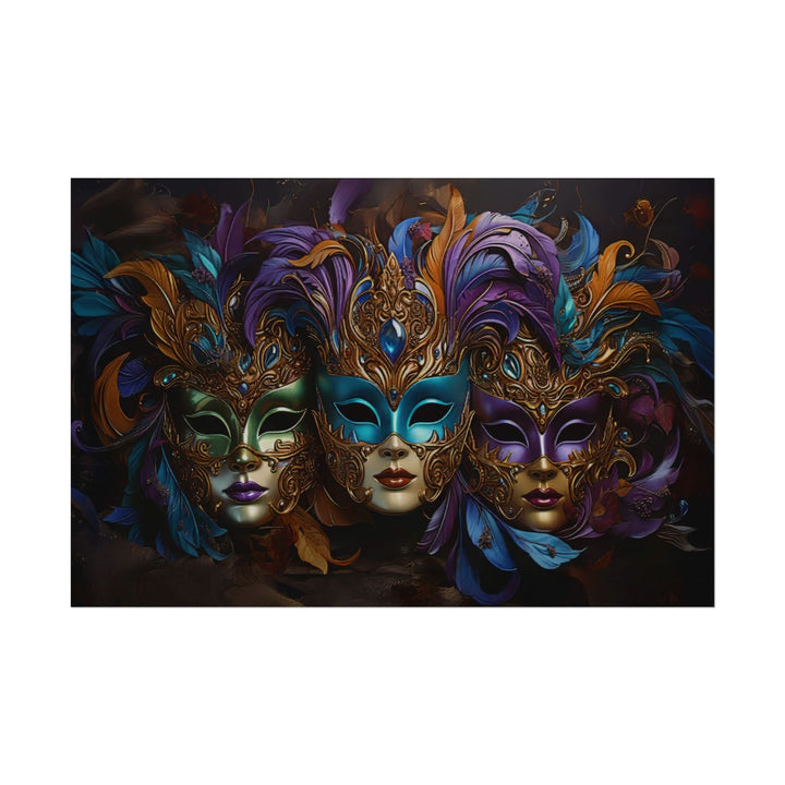 Royal Court of Mardi Gras | Fine Art Print - Poster - Texas Cowboy Creations