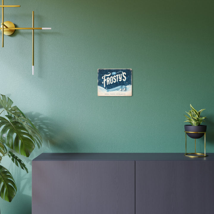 Frosty’s Ice & Snow Supply | Holiday Metal Sign