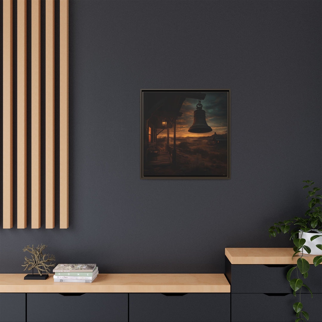 Echoes of the Frontier - Framed Square - Texas Cowboy Creations