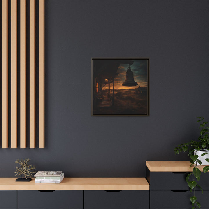 Echoes of the Frontier - Framed Square - Texas Cowboy Creations