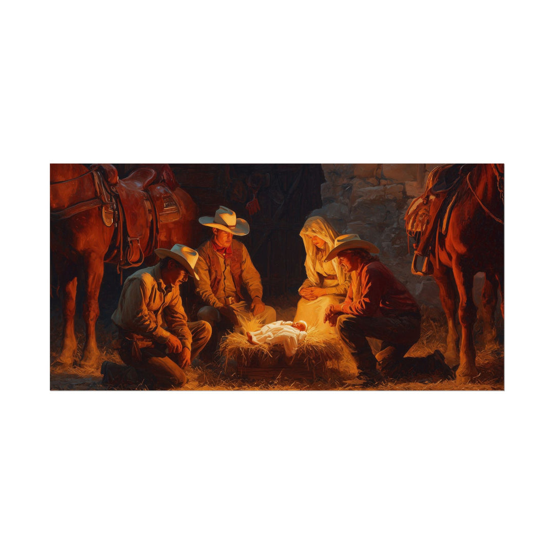 Cowboy Nativity | Fine Art Print