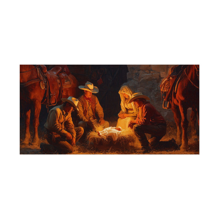 Cowboy Nativity | Fine Art Print