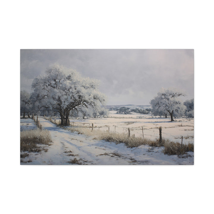 Winter Grace Canvas - Texas Cowboy Creations