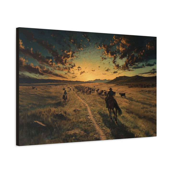 Rise and Ride Canvas - Canvas - Texas Cowboy Creations