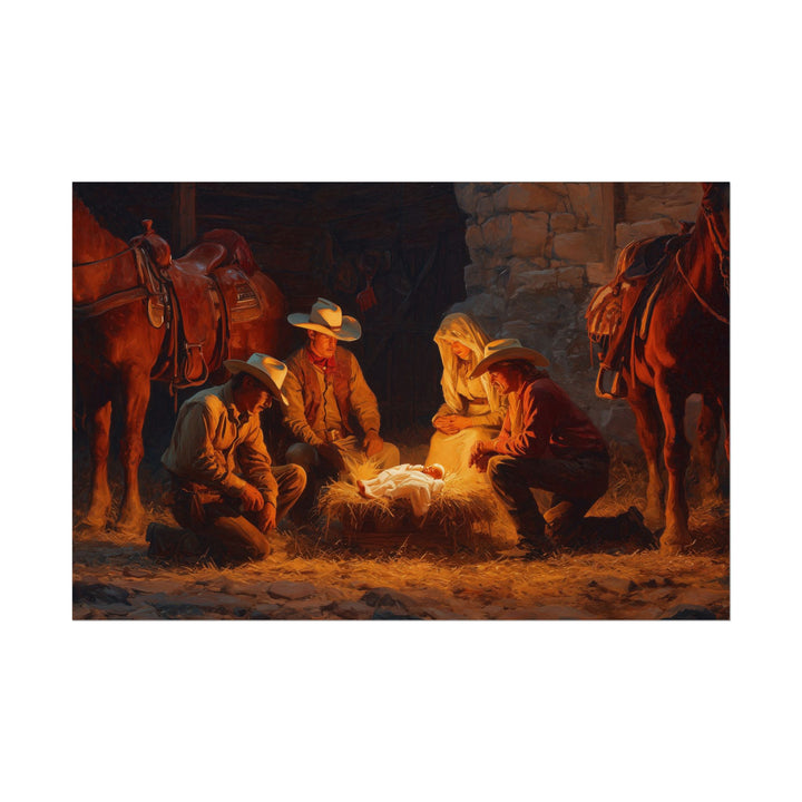 Cowboy Nativity | Fine Art Print