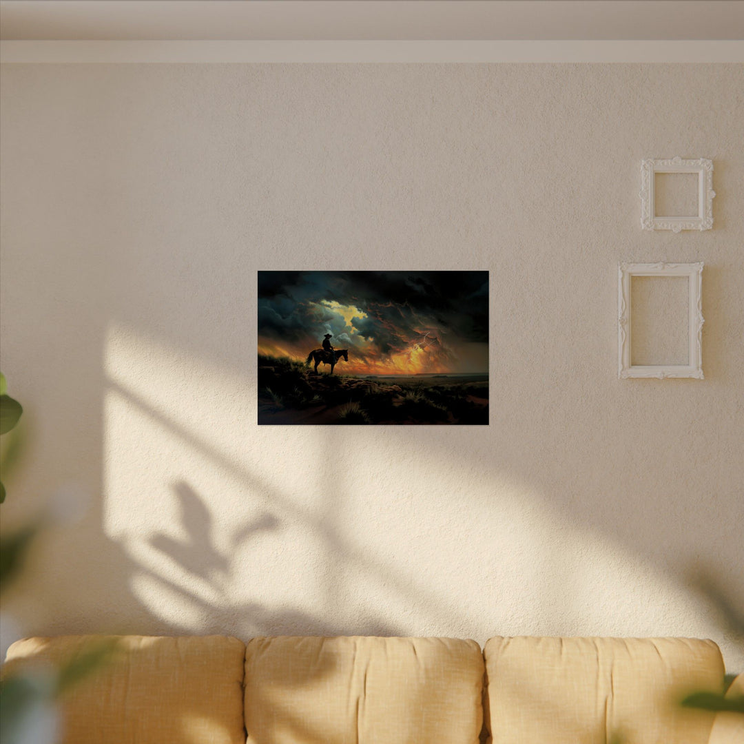 Cowboy’s Sunset Storm | Fine Art Print