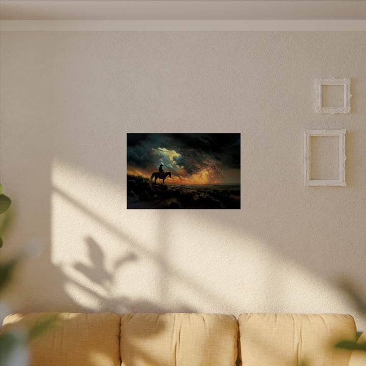 Cowboy’s Sunset Storm | Fine Art Print