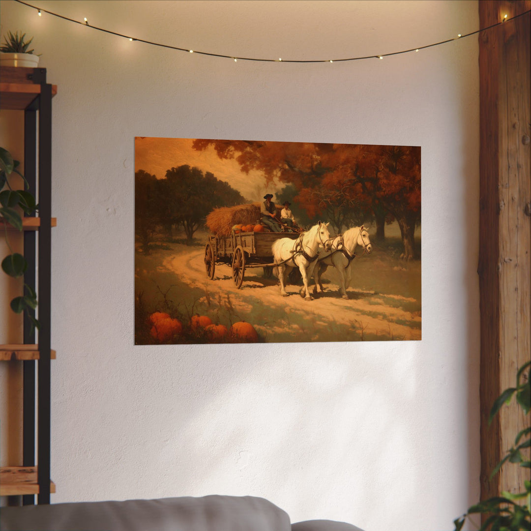 Fathers & Sons, Autumn Ride | Fine Art Print