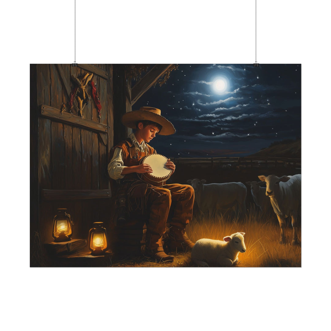 The Shepherd Boy’s Song | Christmas | Fine Art Print
